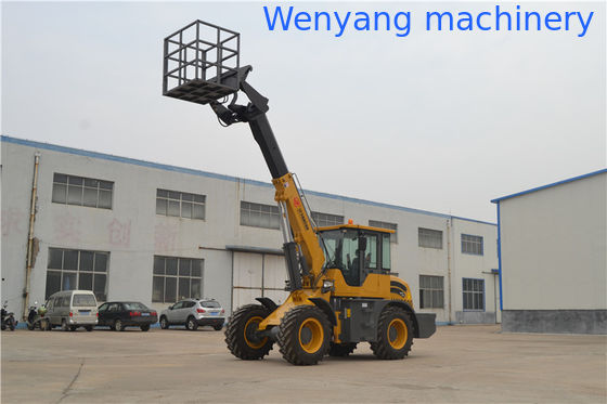 Chine WY3000 hauteur de levage 5,4 m chariot élévateur télescopique avec plateforme de travail fournisseur