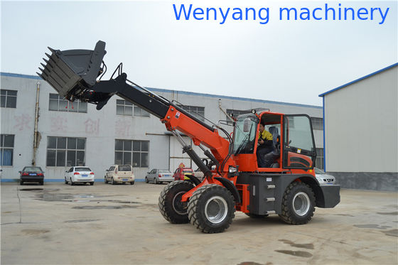 Chine WY2500 engins de chantier 4x4 télescopique chargeuse sur pneus 1.3m3 fournisseur