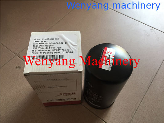 Chine Les pièces détachées du moteur Dongfeng SC11CB220G2B1 filtre à carburant D638-002-02+B fournisseur