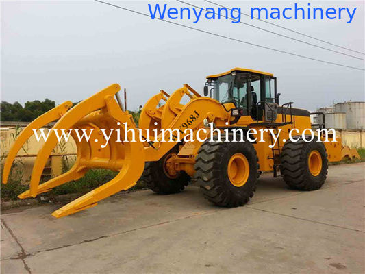 Chargeur de grumes de machines wenyang chinoises WY968J 8 tonnes avec grappin à grumes fournisseur