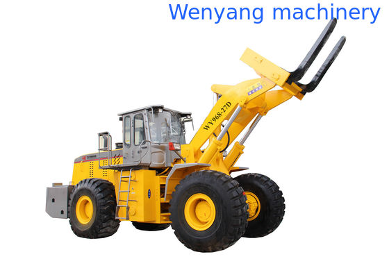 Machine de carrière, levage, bloc de pierre de 27T, chariot élévateur hydraulique, chargeuse sur pneus avec attache rapide et moteur de 178KW fournisseur