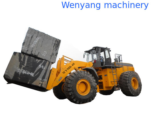 Fournisseur de machines de mines de terrain accidenté de grande capacité 40T chargeur de chariot élévateur à bloc avec moteur de 247KW fournisseur