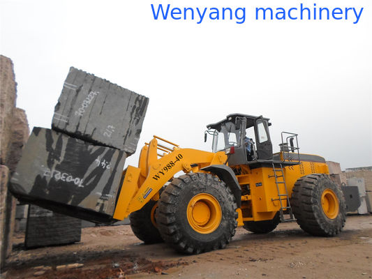 Fournisseur de machines de mines de terrain accidenté de grande capacité 40T chargeur de chariot élévateur à bloc avec moteur de 247KW fournisseur