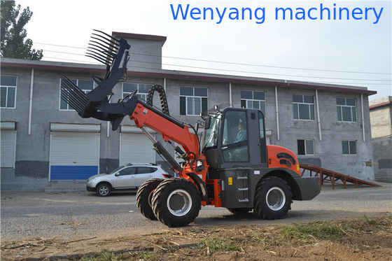 Chargeuse sur pneus à flèche télescopique et godet de 0,8 m3, 2 tonnes, avec une hauteur de levage maximale de 5100 mm fournisseur