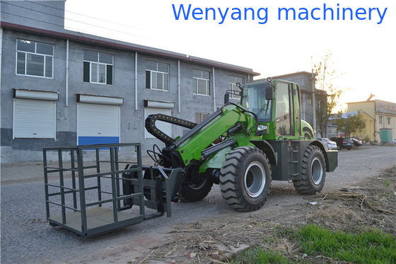 Chargeur à roues à rampe télescopique à seau de 3 tonnes 1,5 m3 avec hauteur de levage maximale 6050 mm fournisseur