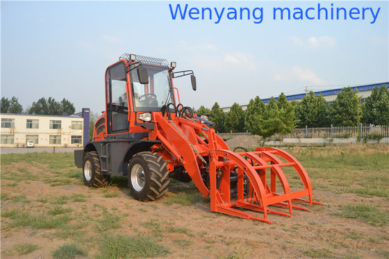 Fourniture Chine fait 4WD 1,5 tonne 0,7m3 seau répondre Euro III avant de l'extrémité petit chargeur à roues fournisseur