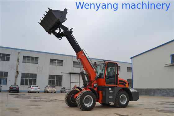 Chargeur télescopique WY2500 de Wenyang Machinery avec 4 dans 1 seau fournisseur