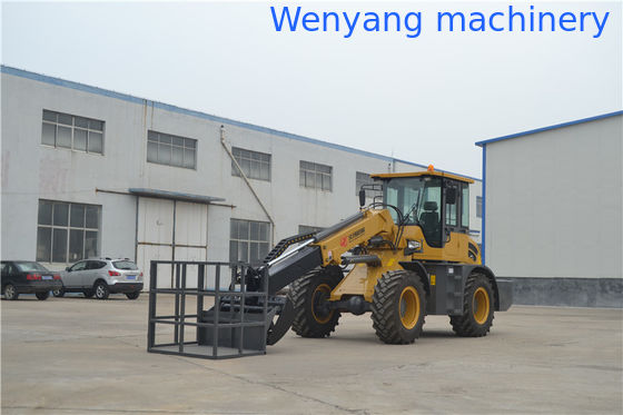 WY3000 hauteur de levage 5,4 m chariot élévateur télescopique avec plateforme de travail fournisseur