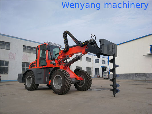 Chargeur télescopique 4RM pour machinerie agricole de 2,5 tonnes avec tarière fournisseur