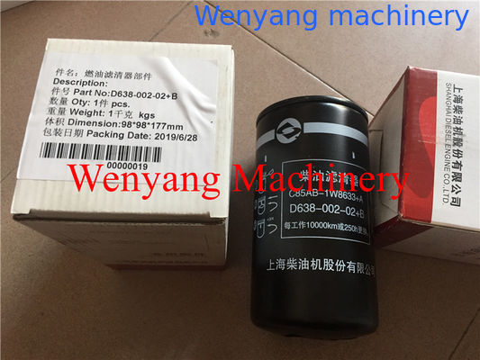 Les pièces détachées du moteur Dongfeng SC11CB220G2B1 filtre à carburant D638-002-02+B fournisseur