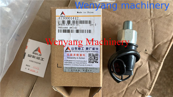 SDLG LG958 chargeur à roues pièces détachées originales commutateur de pression 4130001412 fournisseur