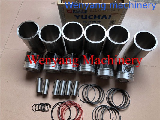 Pièces de rechange d'origine pour moteur China Yuchai YC6B125-T20, kits de réparation (chemise de cylindre, piston, axe de piston, segments de piston) fournisseur